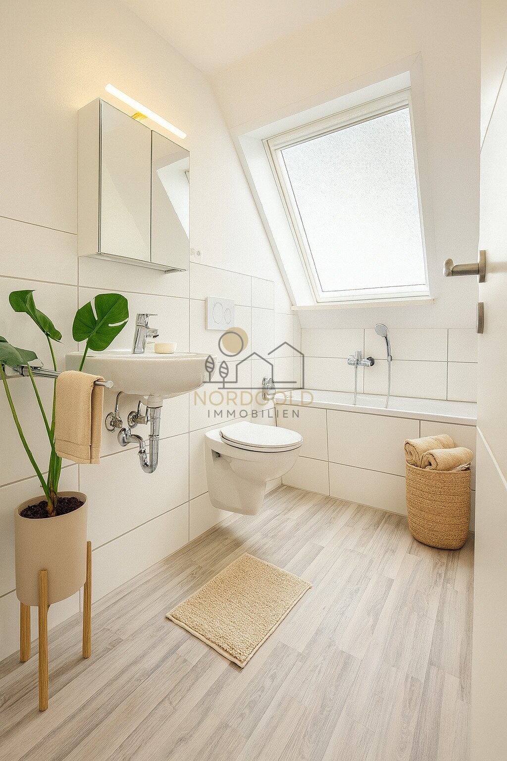 Moderne Badezimmer mit natürlichem Licht Moderne Badezimmer mit natürlichem Licht
