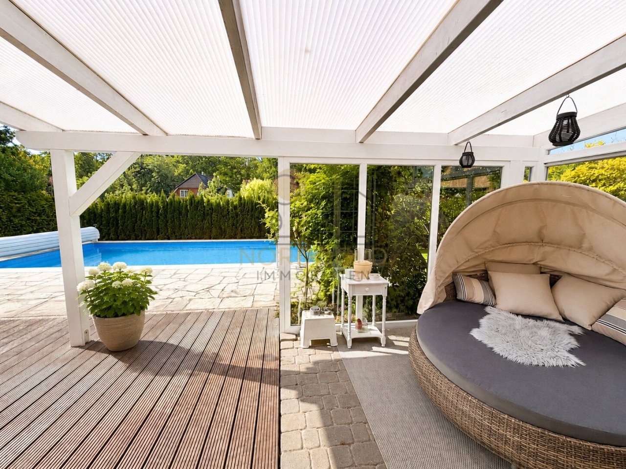 Überdachte Terrasse Überdachte Terrasse